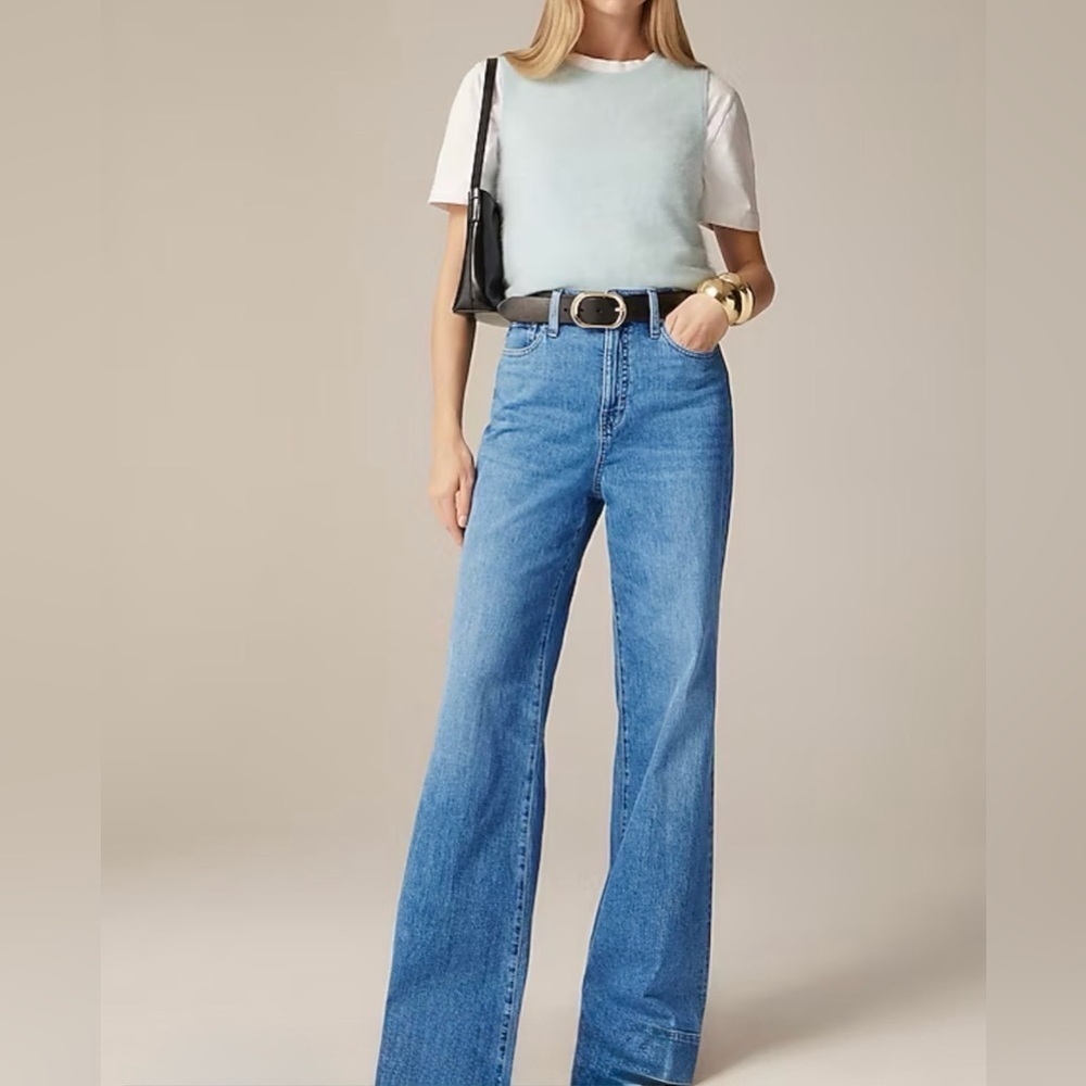 J. Crew Indigo Denim Trousers